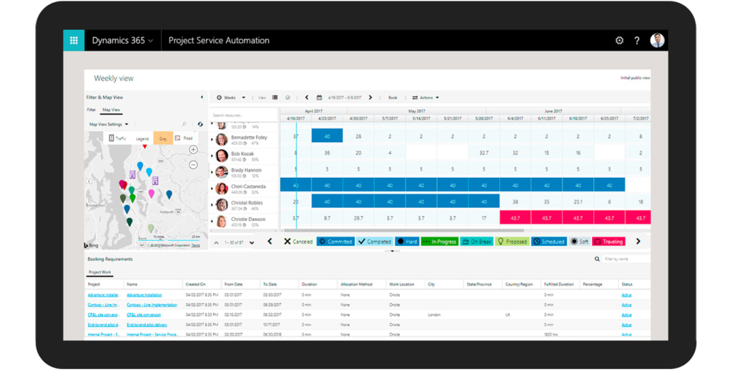 Microsoft Dynamics 365 for Project Service Automation
